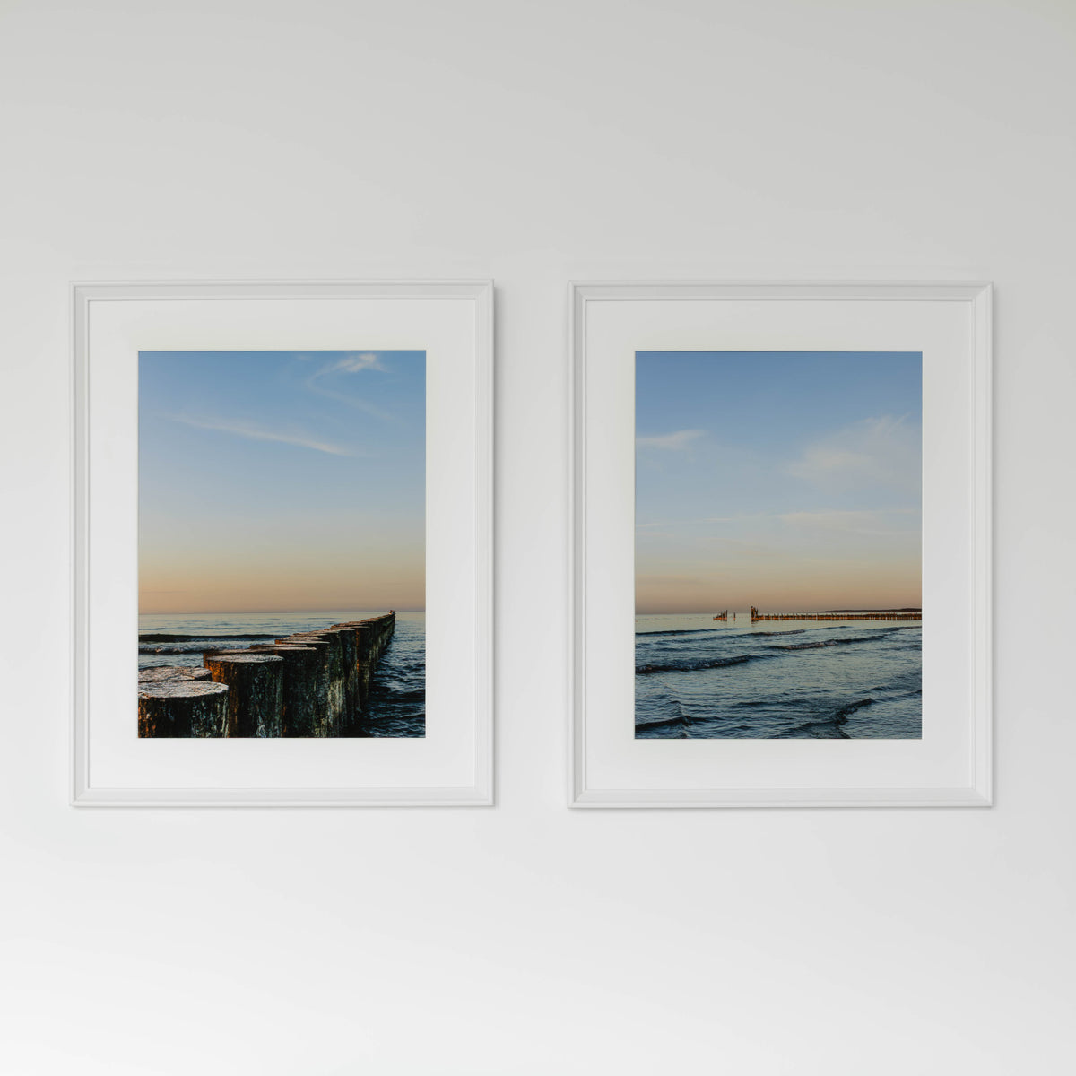 Plakat Nadmorski -  Bałtyckie Falochrony