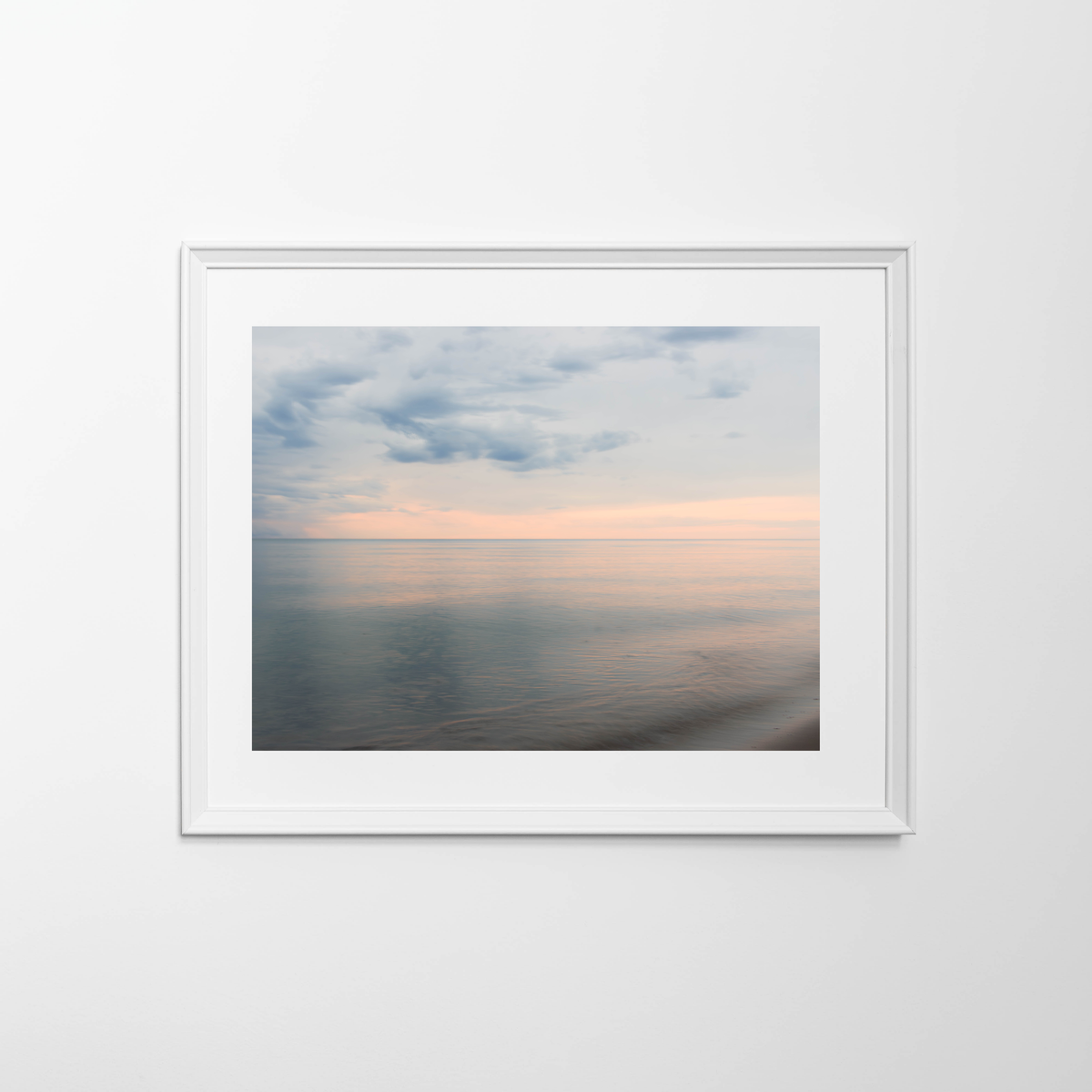 Plakat Nadmorski – Pudrowy Horyzont